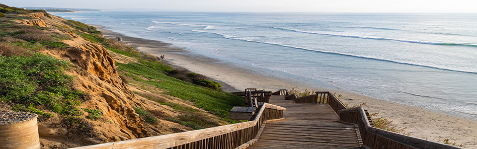 Stairs to Cardiff State Beach